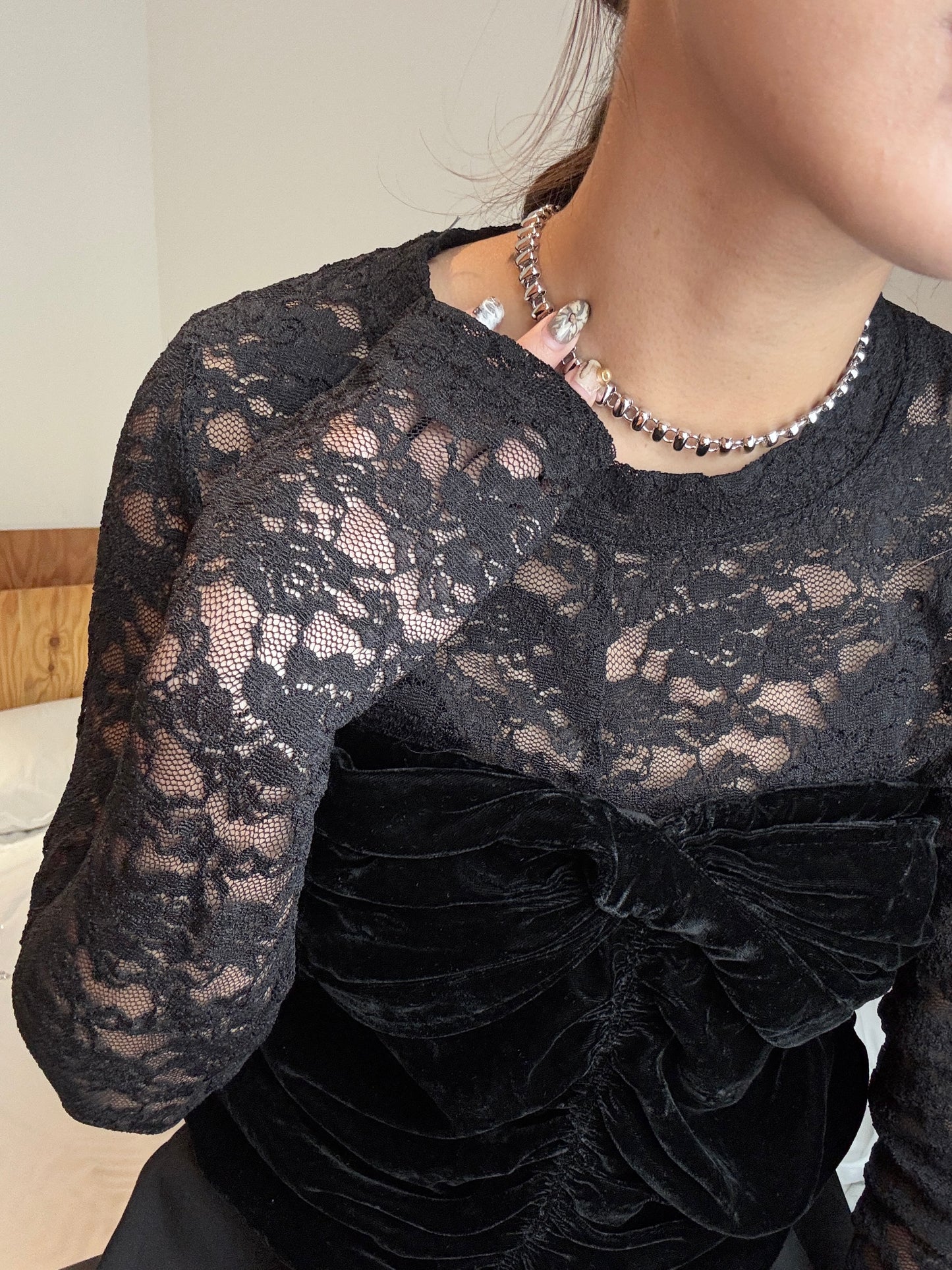 豆豆相連頸鏈~𐬼