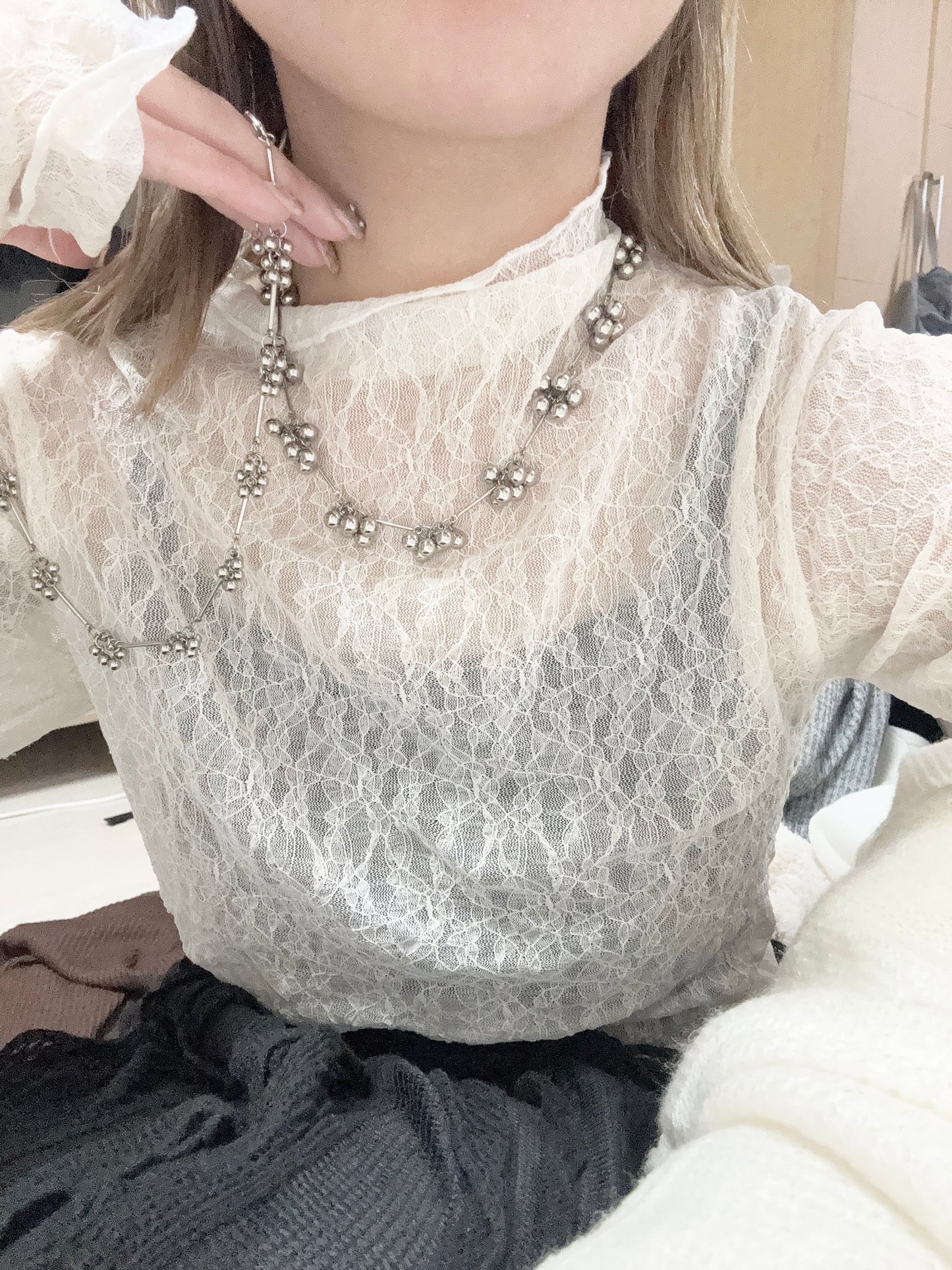 有兩種size可選~ 波波幼條頸鏈