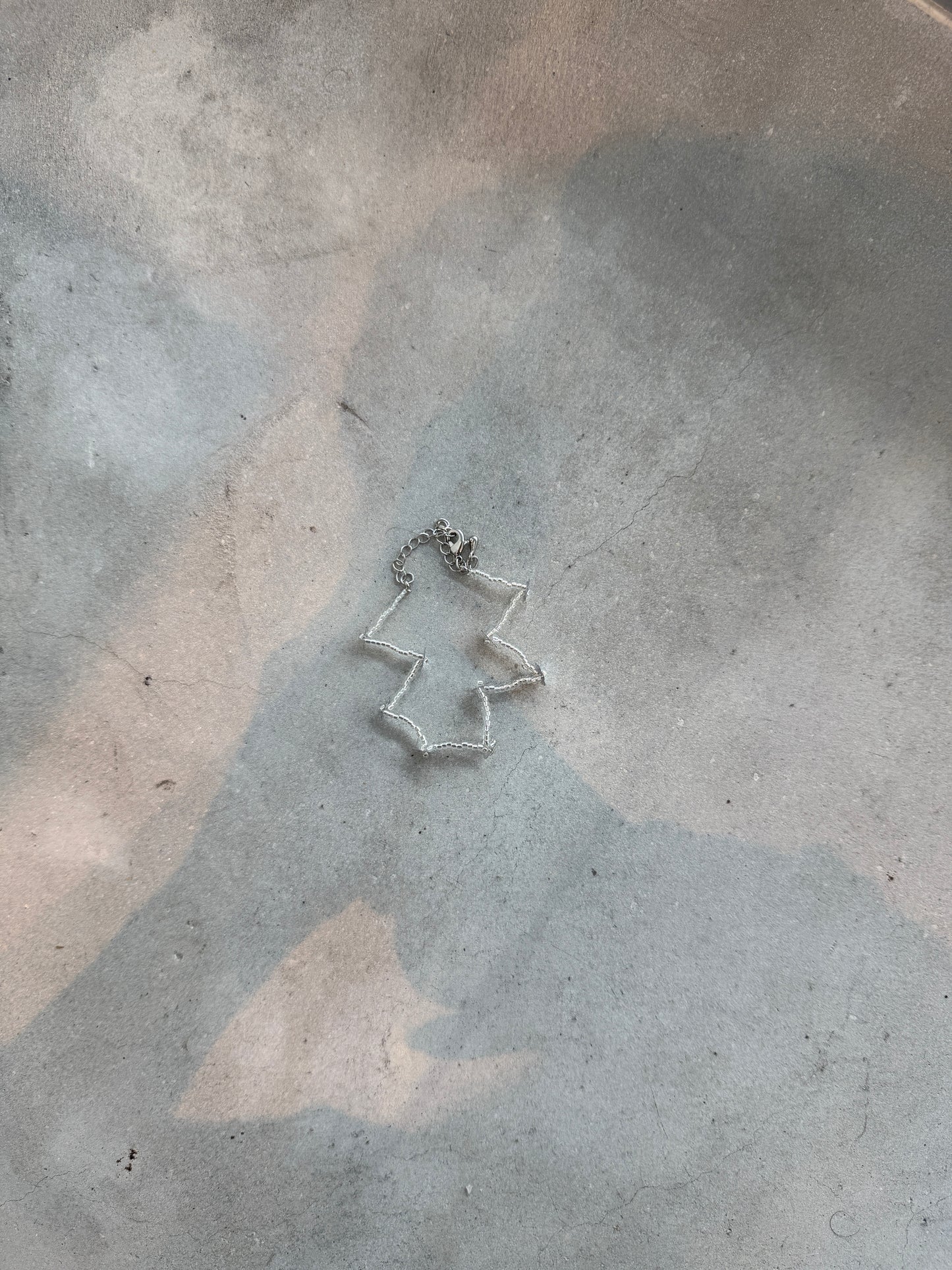 尖尖小花花珠仔手鏈❁⃘*.゚