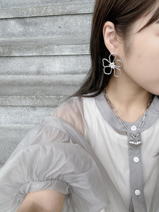 ✿不規則花瓣耳環✿