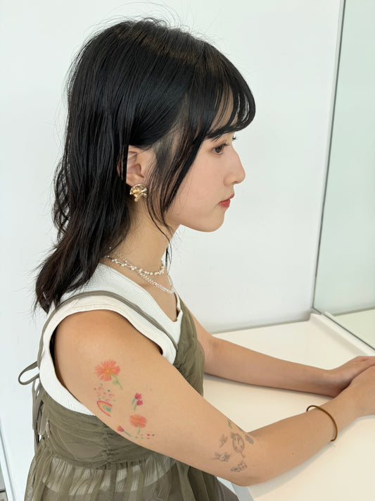 氣質~不規則霧面耳環