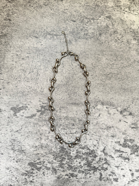 推薦款~波波扭曲形頸鏈