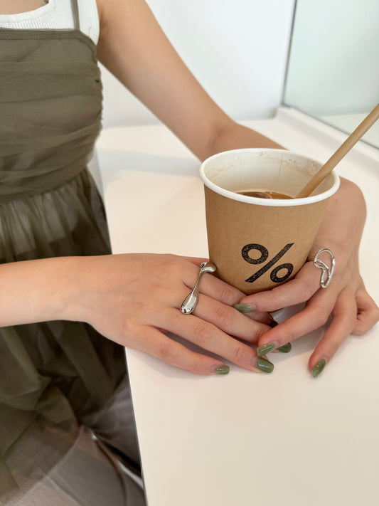 獨家款~ 水滴形雙指RING