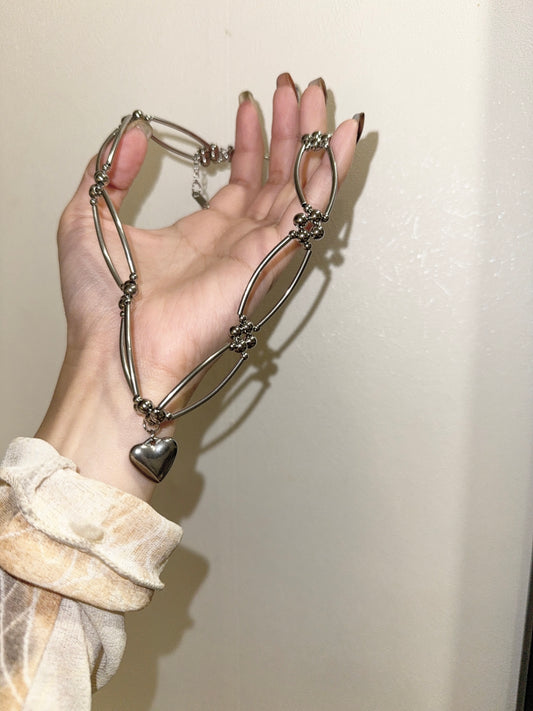 推薦!心心扣圓珠頸鏈