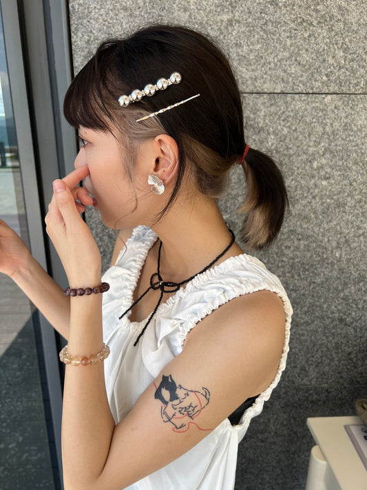 百撘點點髮夾SET