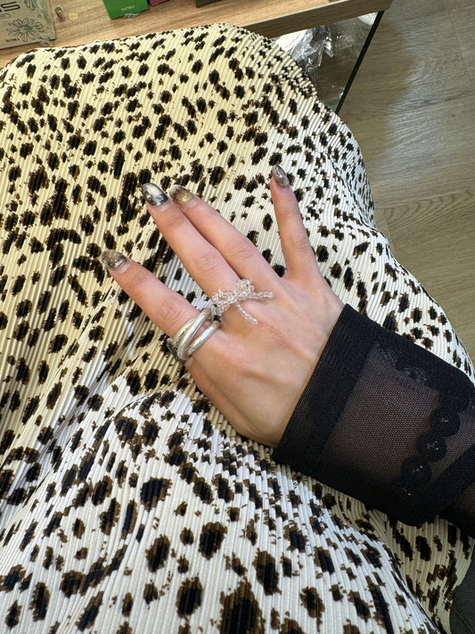 透明珠珠RIBBON RING