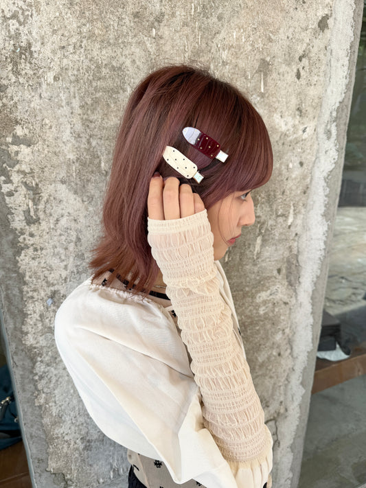 Must have ⸜❤︎⸝波點小髮夾