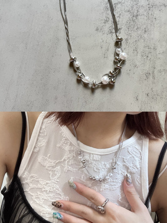 LAYER 珍珠X珠珠串串頸鏈