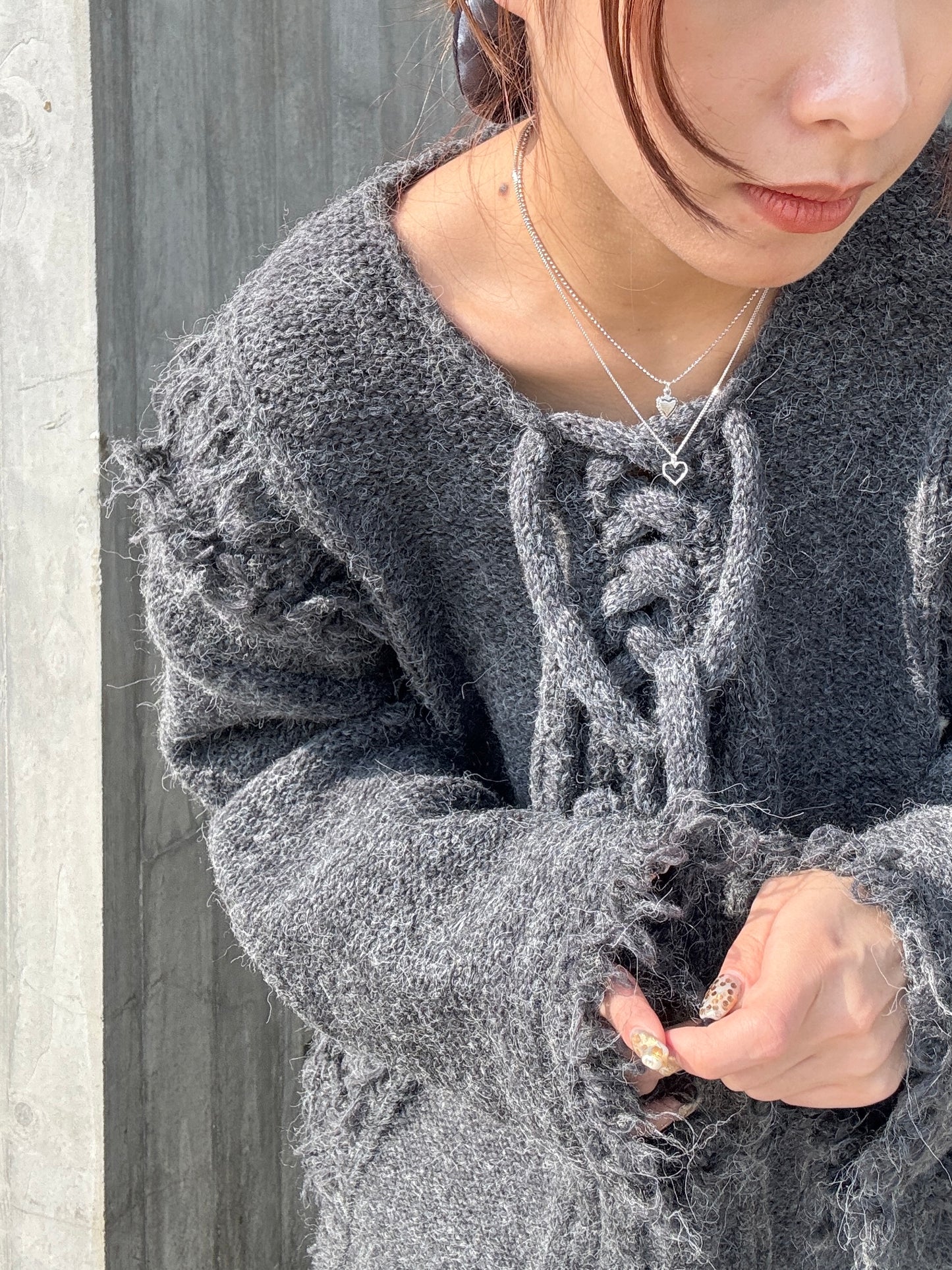 可分開戴!心心頸鏈SET