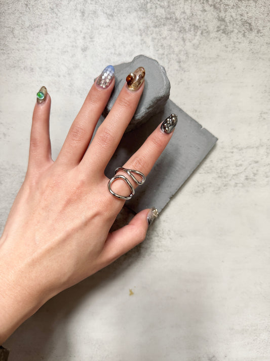 大小開口拼接RING