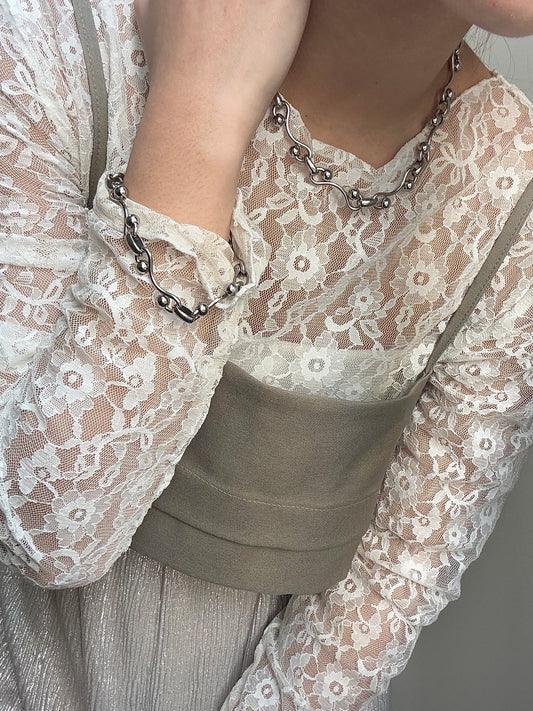 推薦款~波波扭曲形手鏈