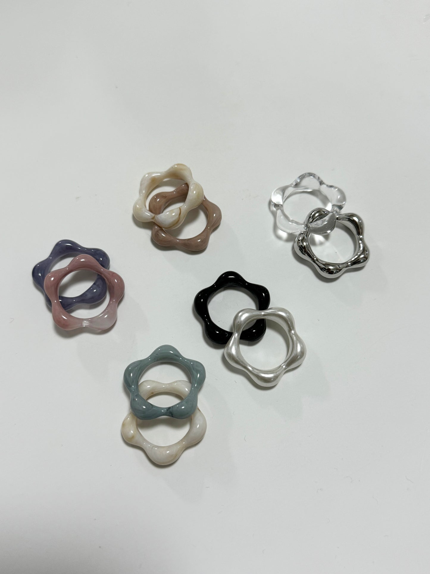KR連線 花花RING SET