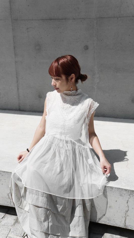 推!扭扭銀珠長耳環