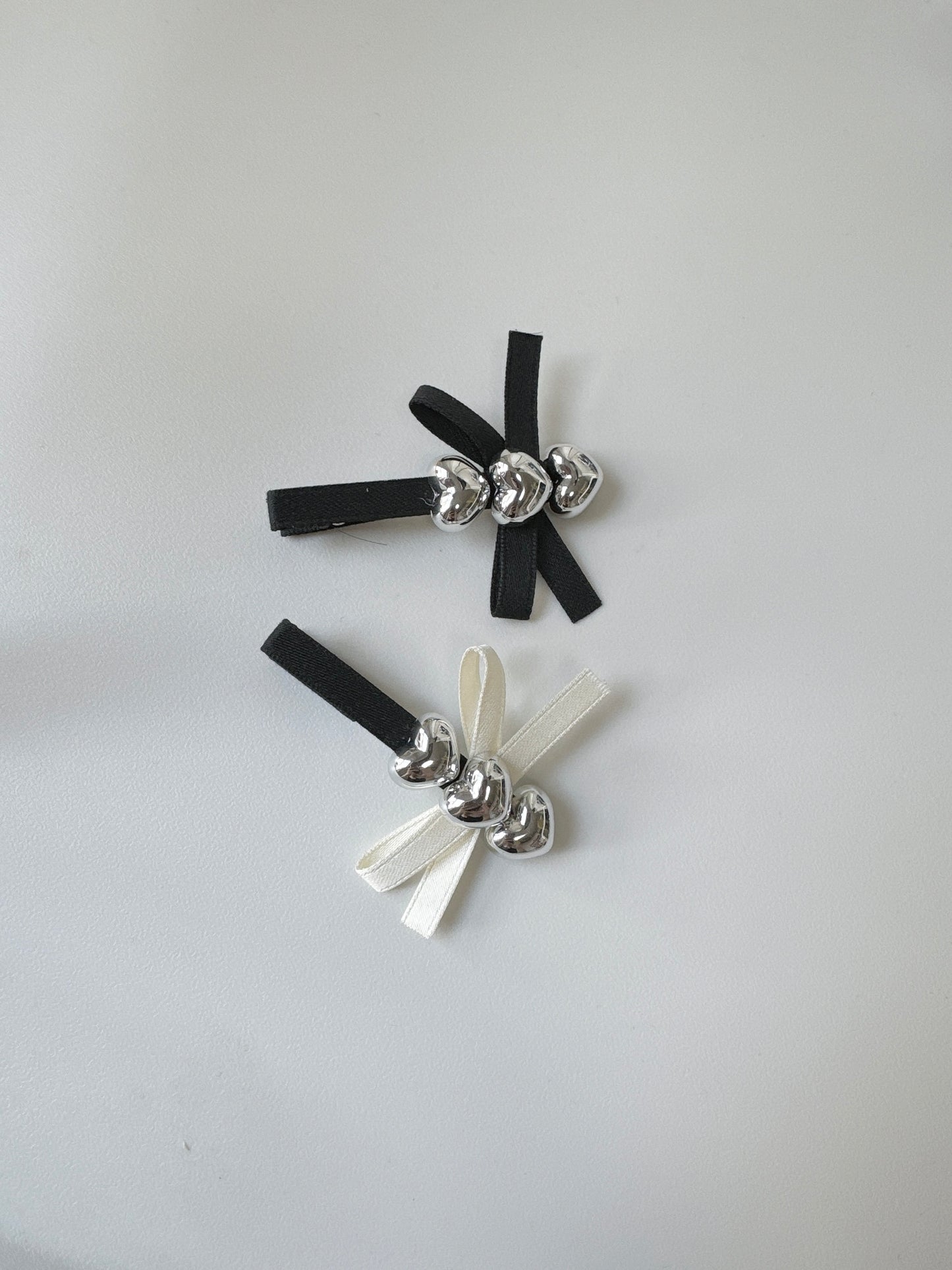 長條蝴蝶結心心心髮夾(單隻售!)