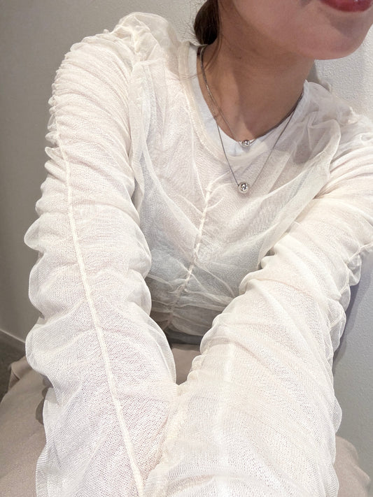 可分開戴!大小珠珠頸鏈SET