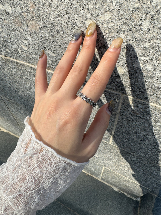 粒粒花開口幼RING