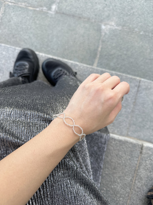 透明感圈圈手鏈