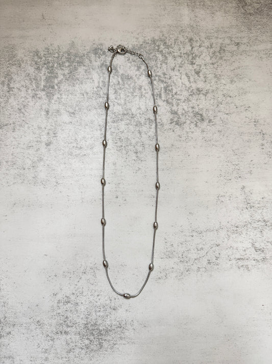 優惠入手款~橢圓珠珠幼頸鏈