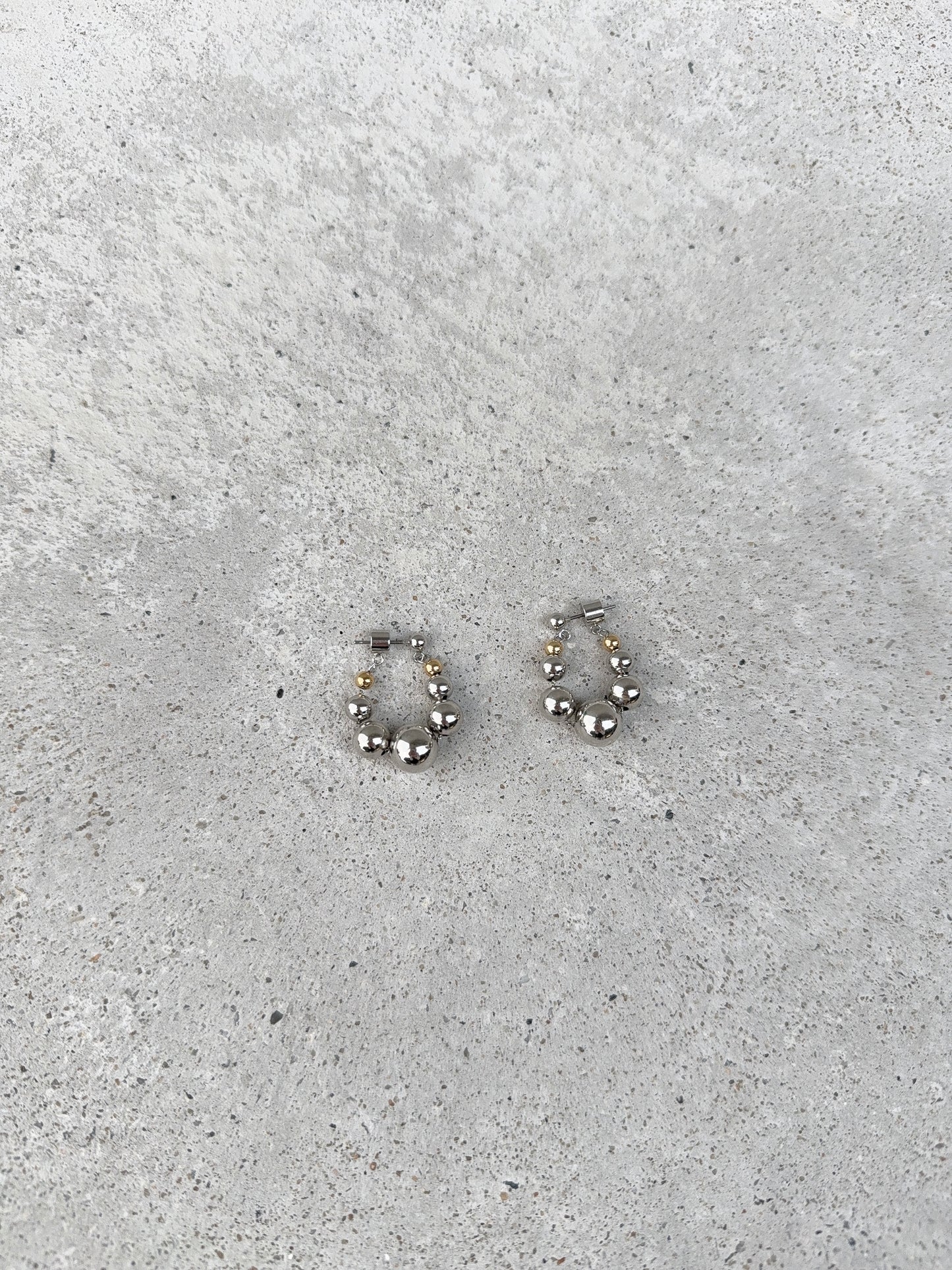 自留款!大小拼珠珠耳環