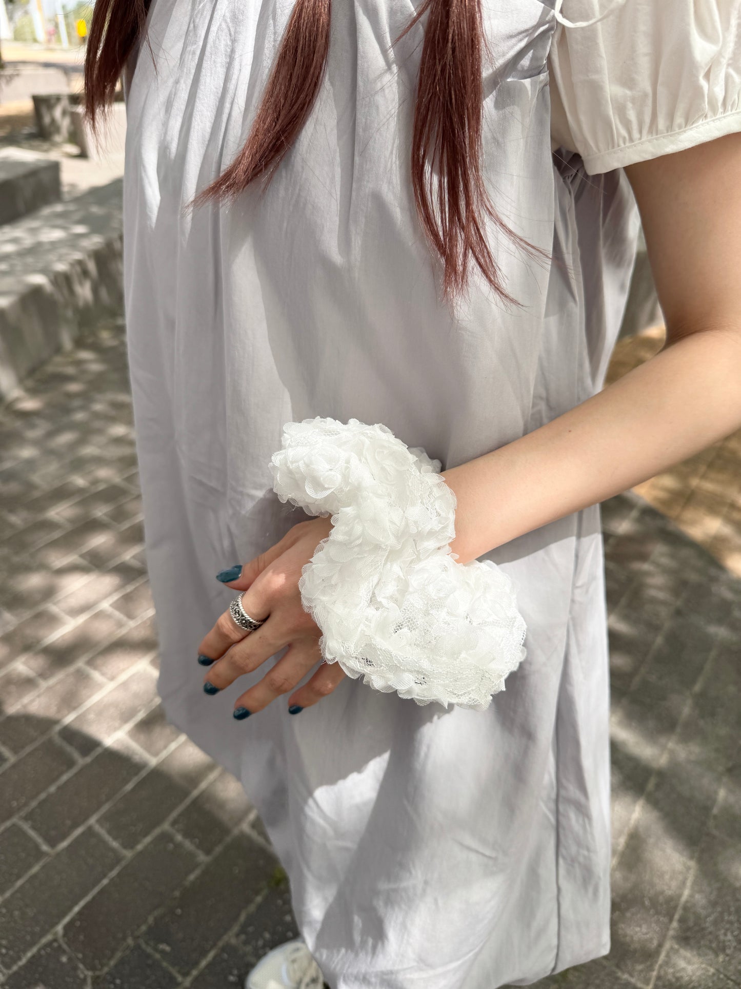 LACE花花大髮圈