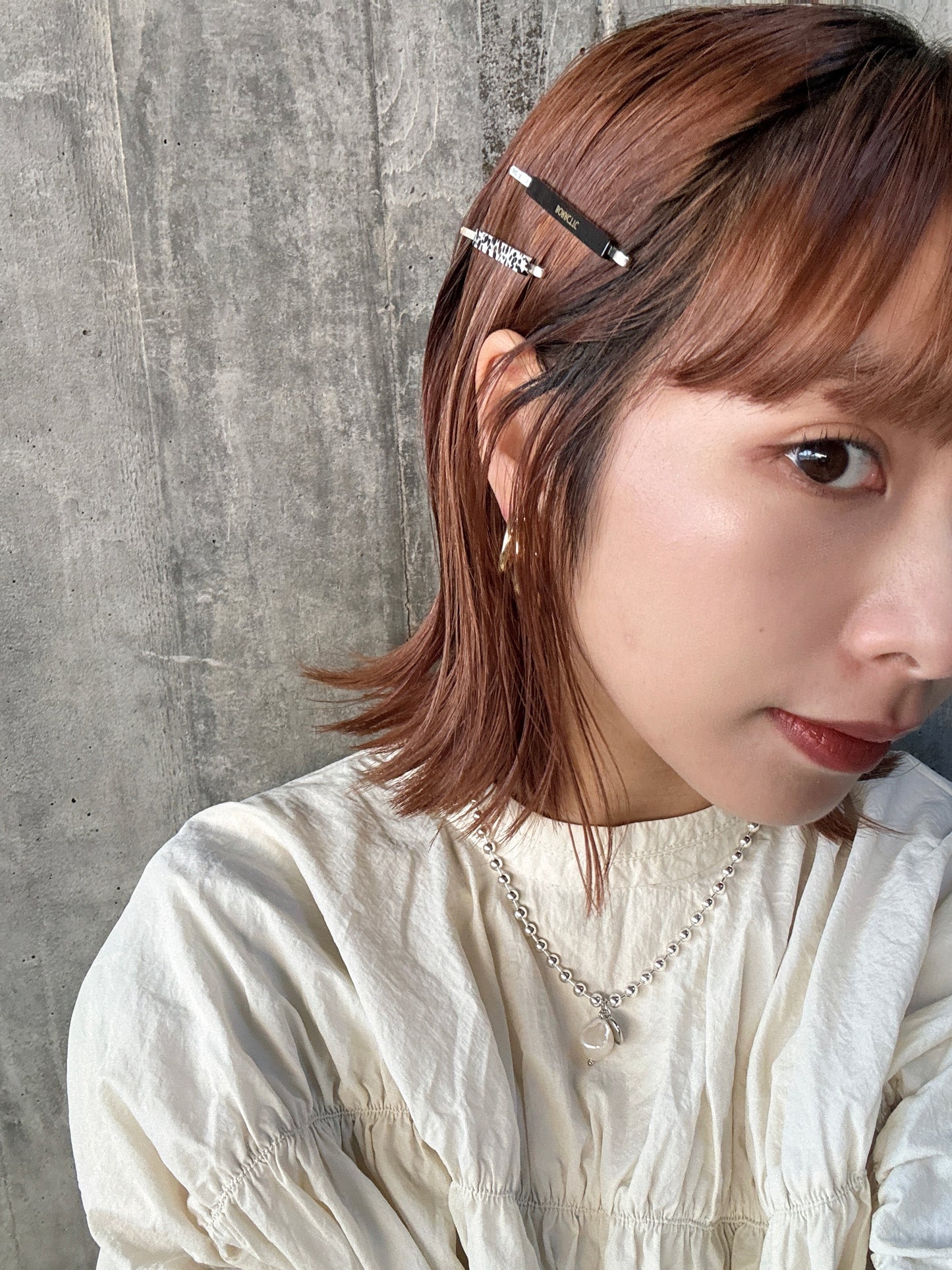 可愛拼色珍珠髮夾SET