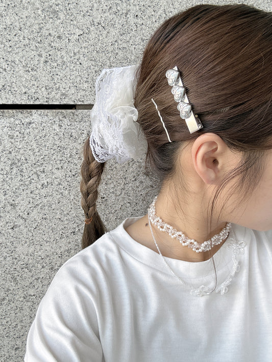 心心蝴蝶結髮夾SET