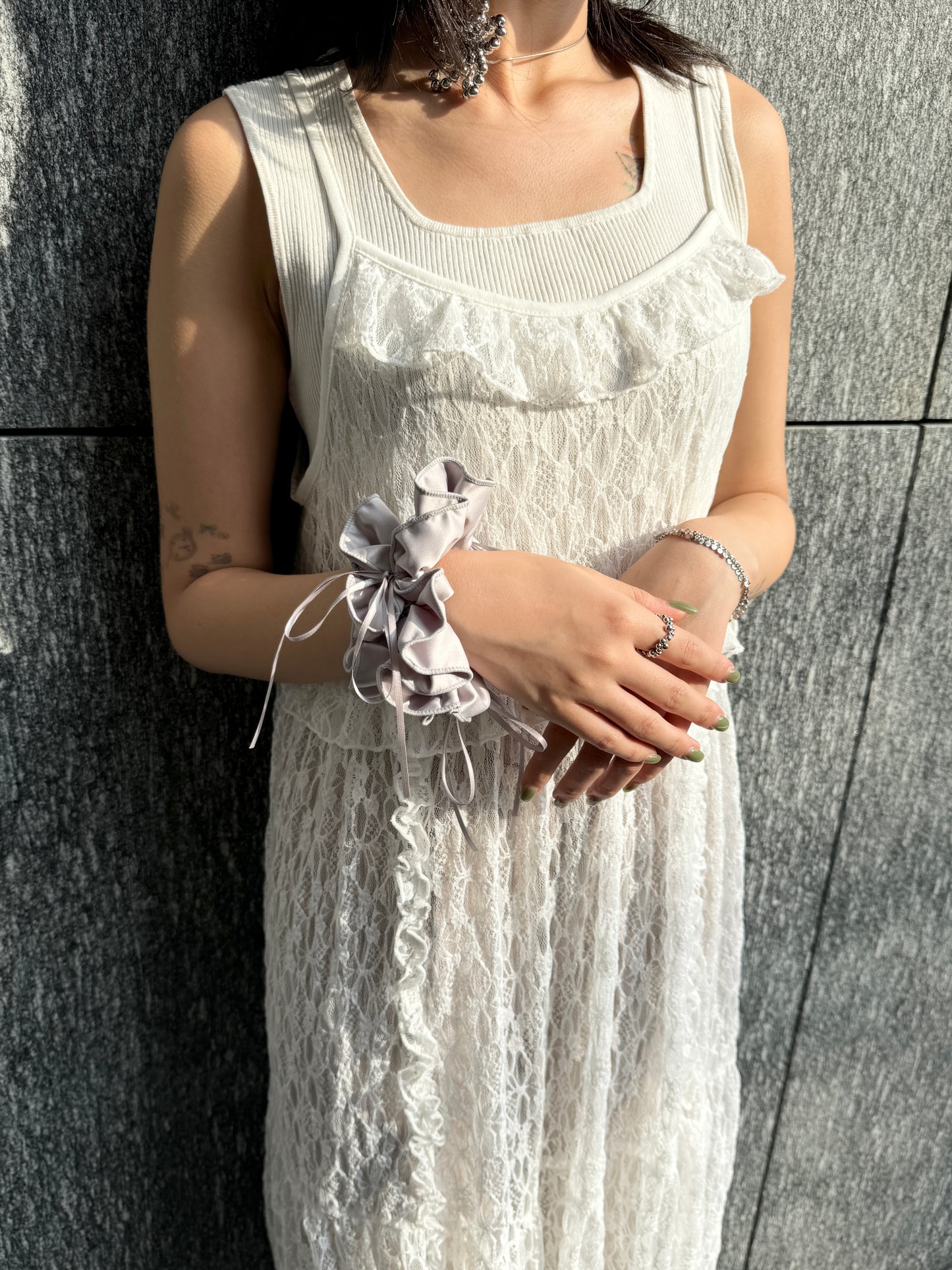 質感滿滿♡︎RUFFLE RIBBON 髮圈
