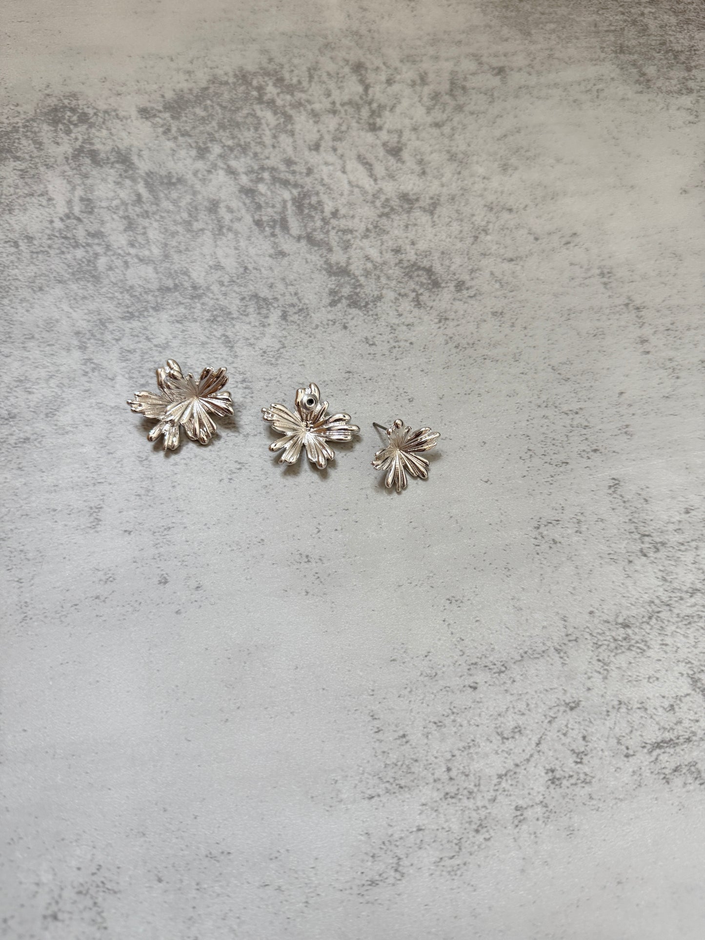 雙面都是花花的精緻耳環