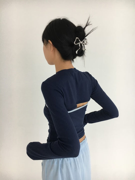 絲帶蝴蝶結髮夾