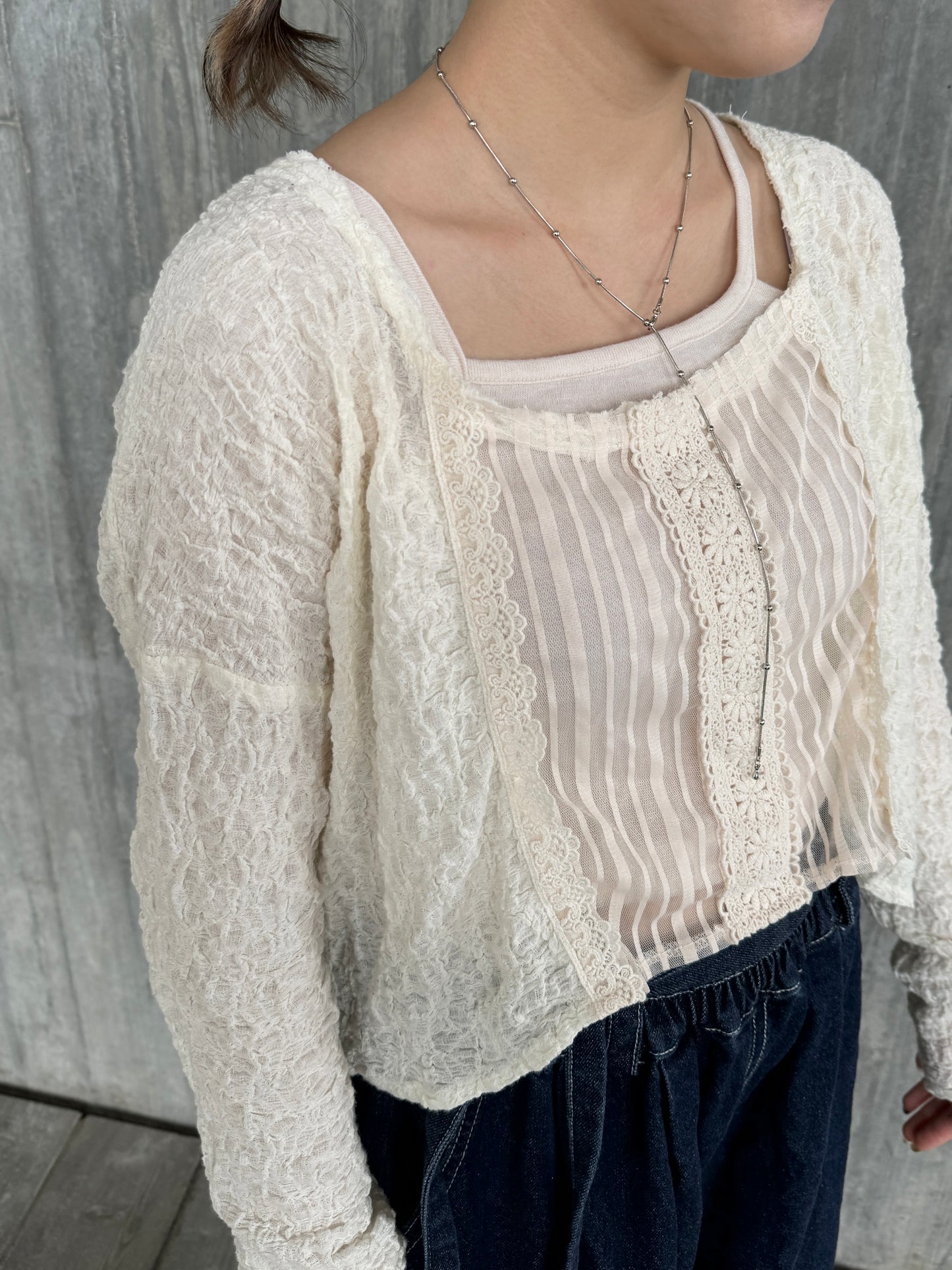 日系感幼點點長頸鏈(自由調長度)