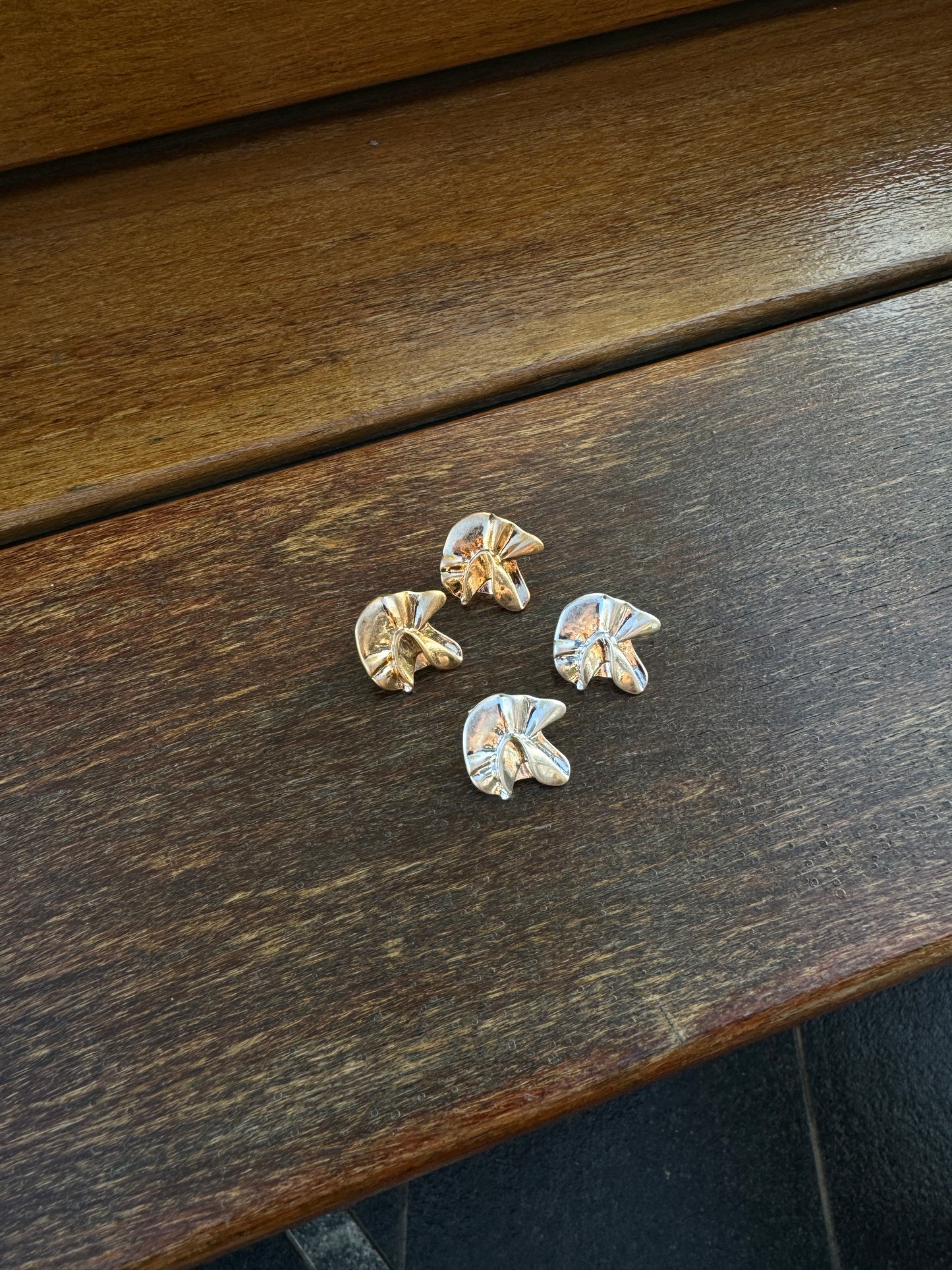 氣質~不規則霧面耳環