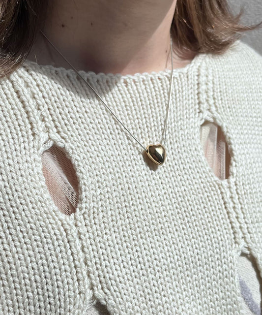 現貨!JP 拼色日系心心頸鏈