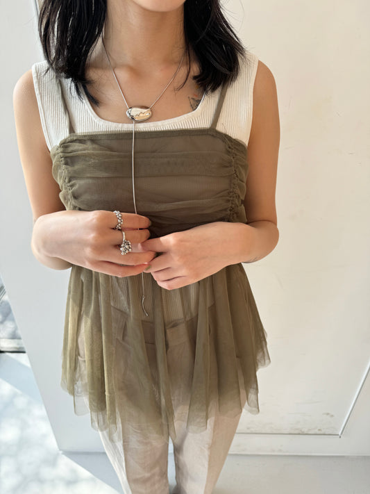 美~日系感大橢圓長頸鏈