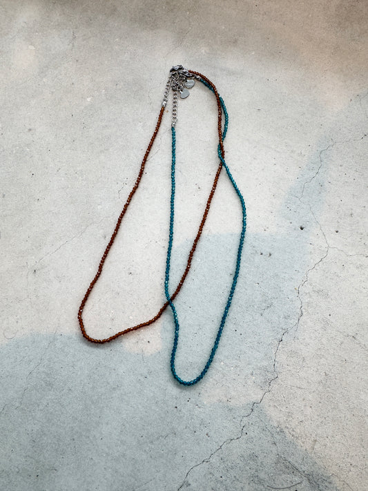 多色入!巨百撘細亮珠幼頸鏈