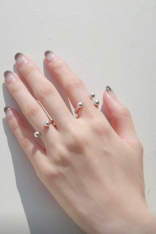 S925純銀自由配點點RING