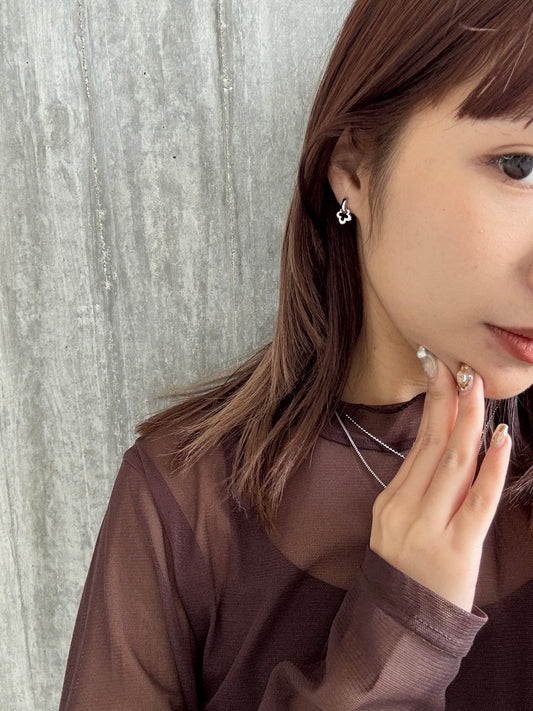 Mini小花花耳環~