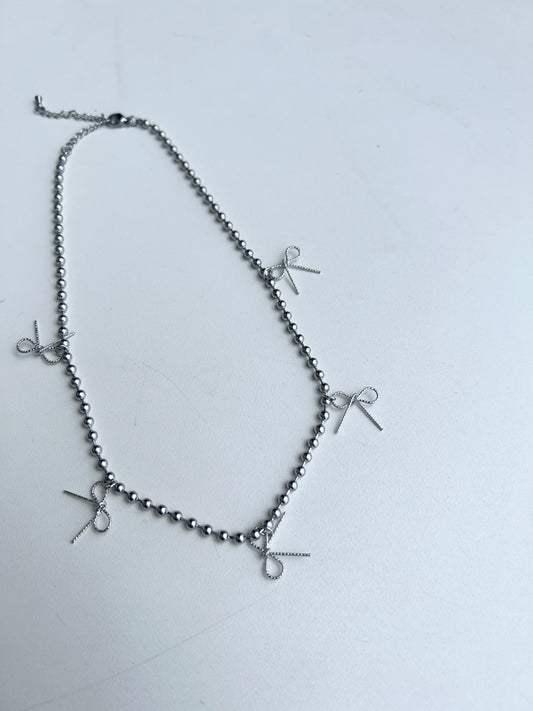 幼珠珠小蝴蝶頸鏈