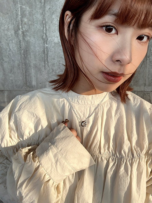 日常感!點點壓紋T扣頸鏈