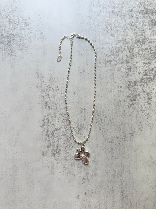 不規則花花幼豆豆頸鏈