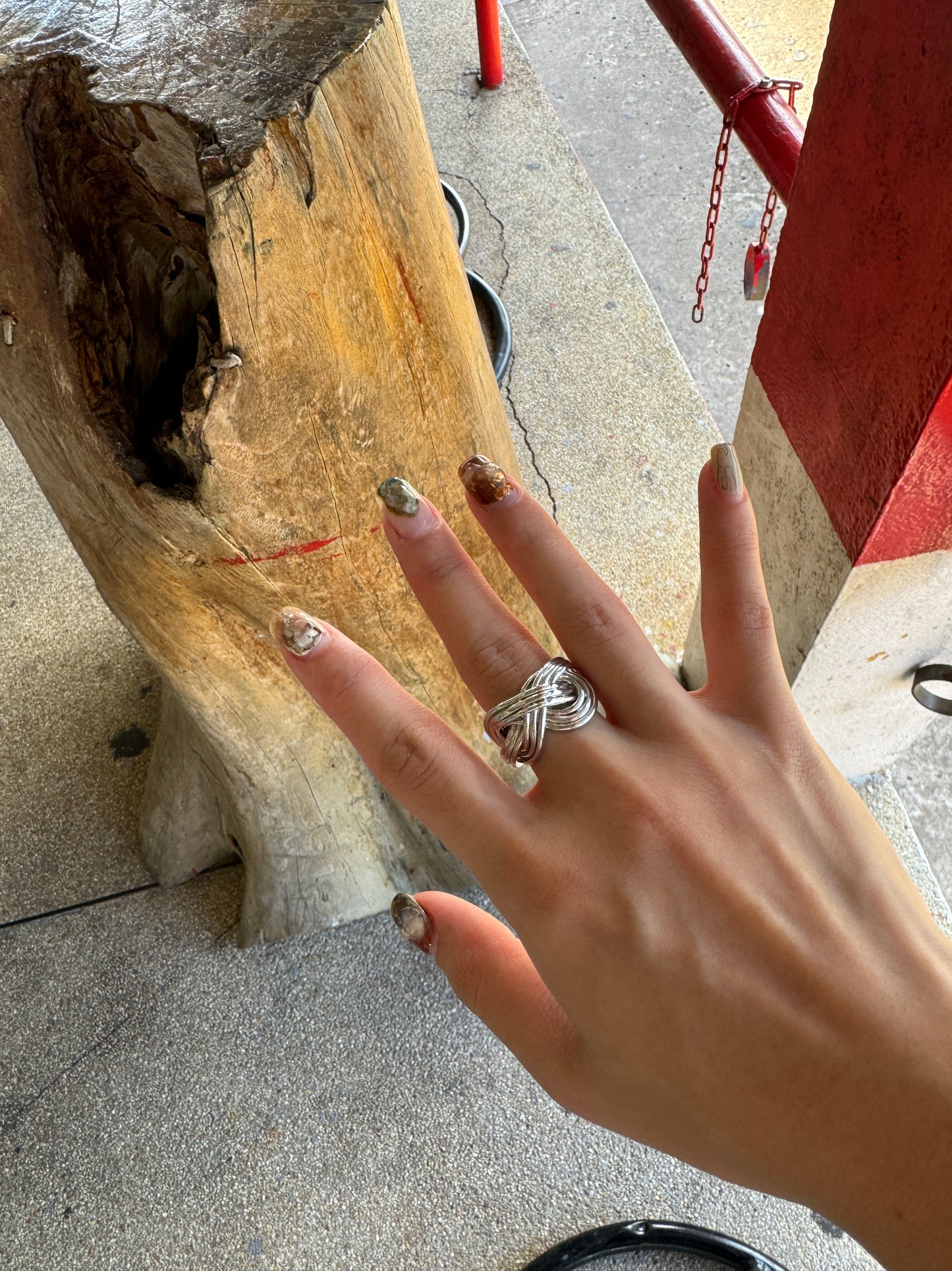 條子打結圈圈RING