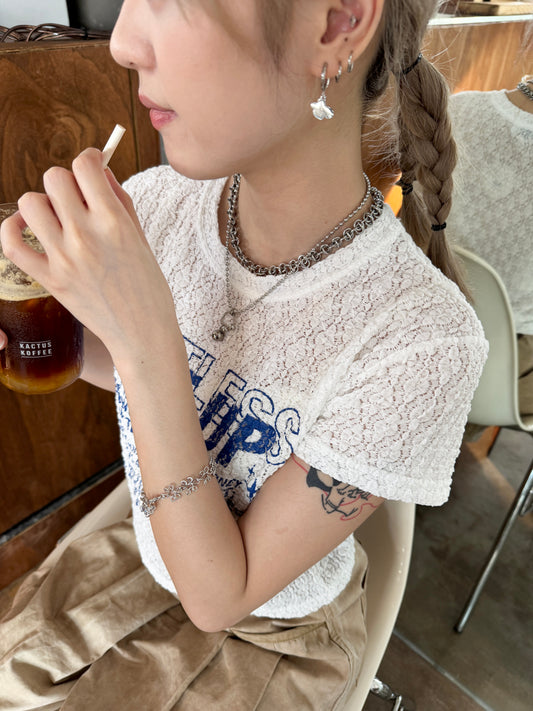 中性款!球形圓扣扣粗頸鏈