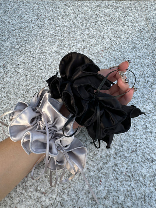 質感滿滿♡︎RUFFLE RIBBON 髮圈