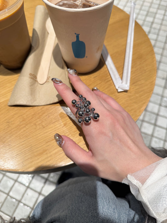 自留款~大小ballball線條RING