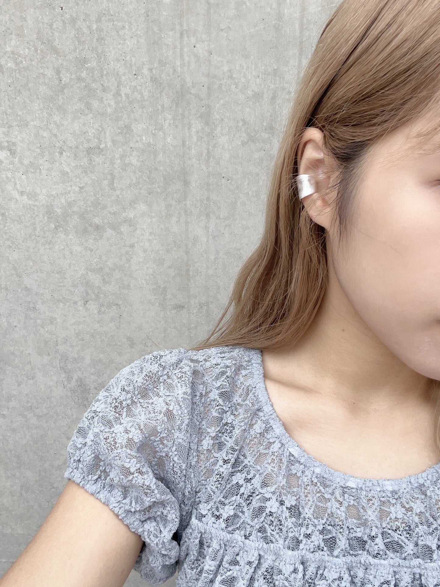 自留~壓紋啞面EARCUFF (短小小)