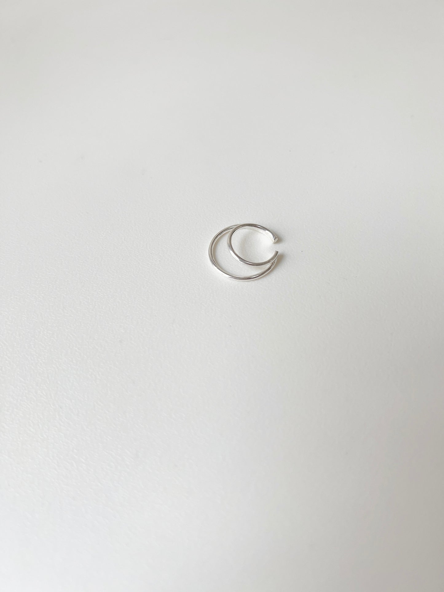 S925系列// 簡約雙彎EAR CUFF