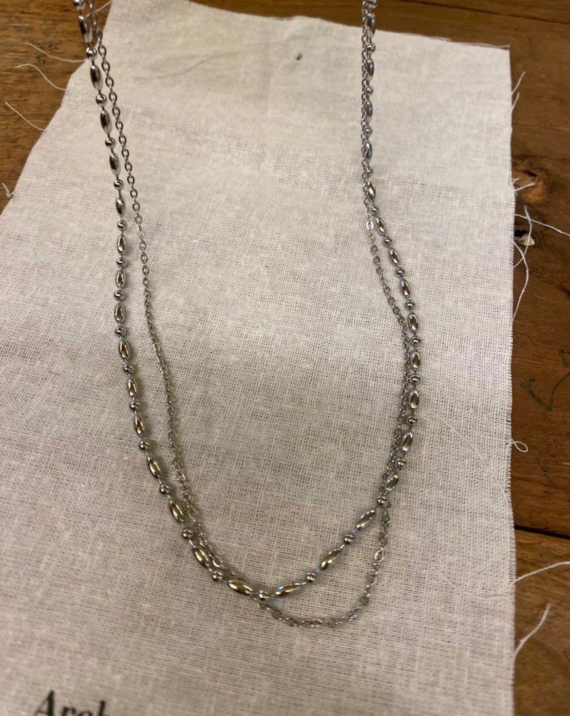 雙層點點頸鏈(不可分拆)