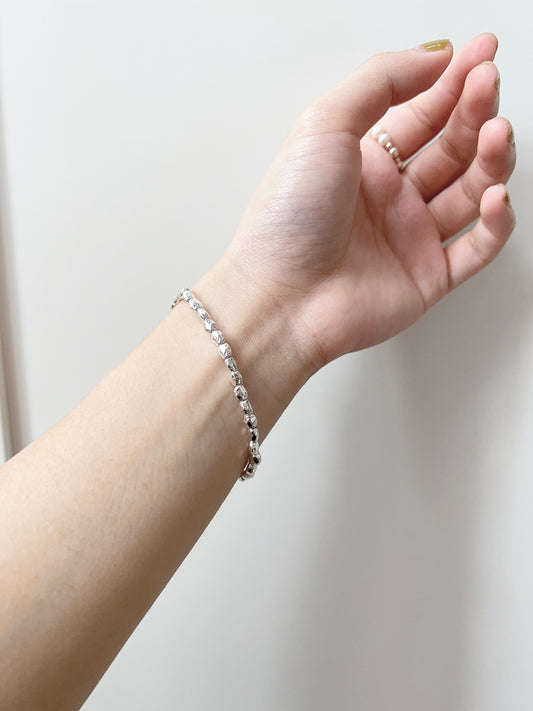 不規則的粒粒石手鏈