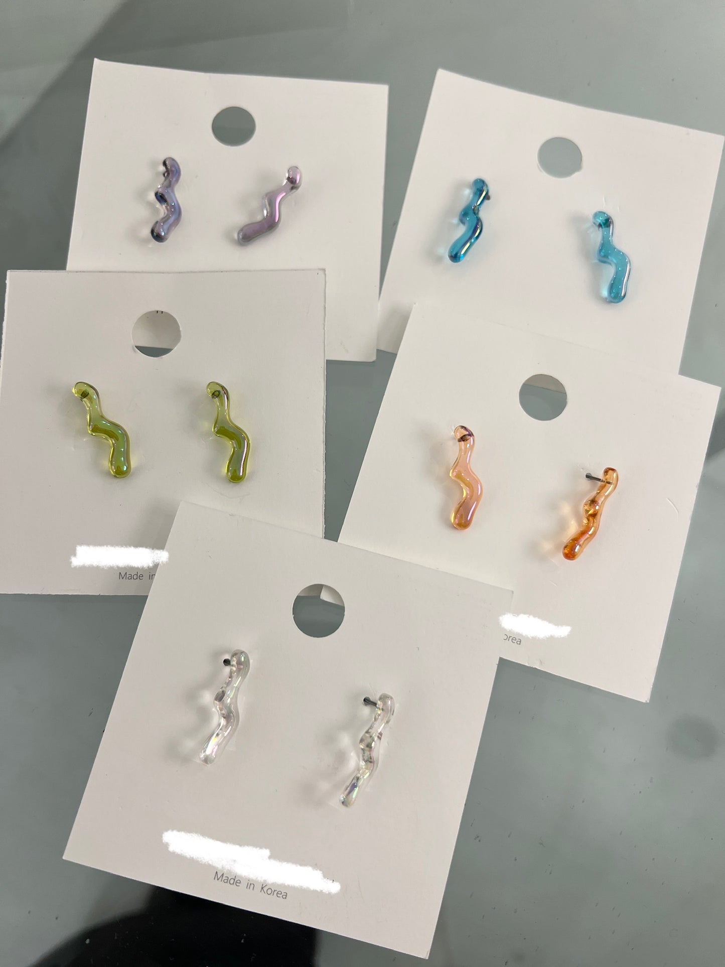 幼條微閃小耳環