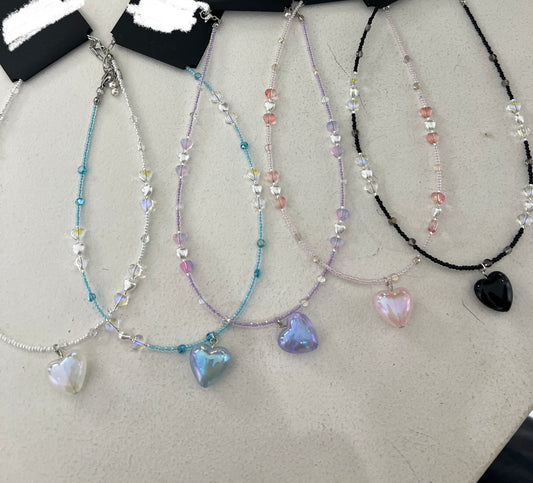 必買的!高質閃心心頸鏈💓