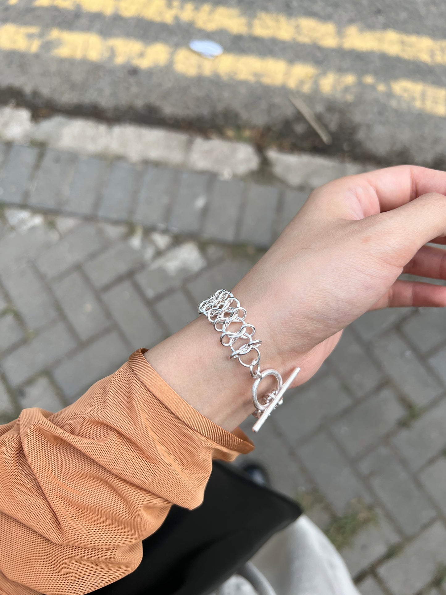 簡約感扣扣手鏈